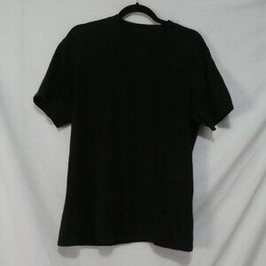 KIRKLAND SIGNATURE Men's Basic Solid Black Crew Neck Tee - Size Medium